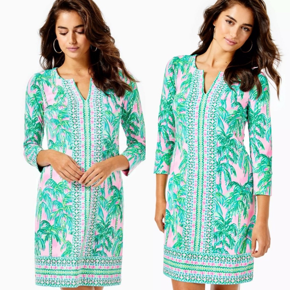 Lilly Pulitzer UPF 50+ Nadine Dress Pink Blossom